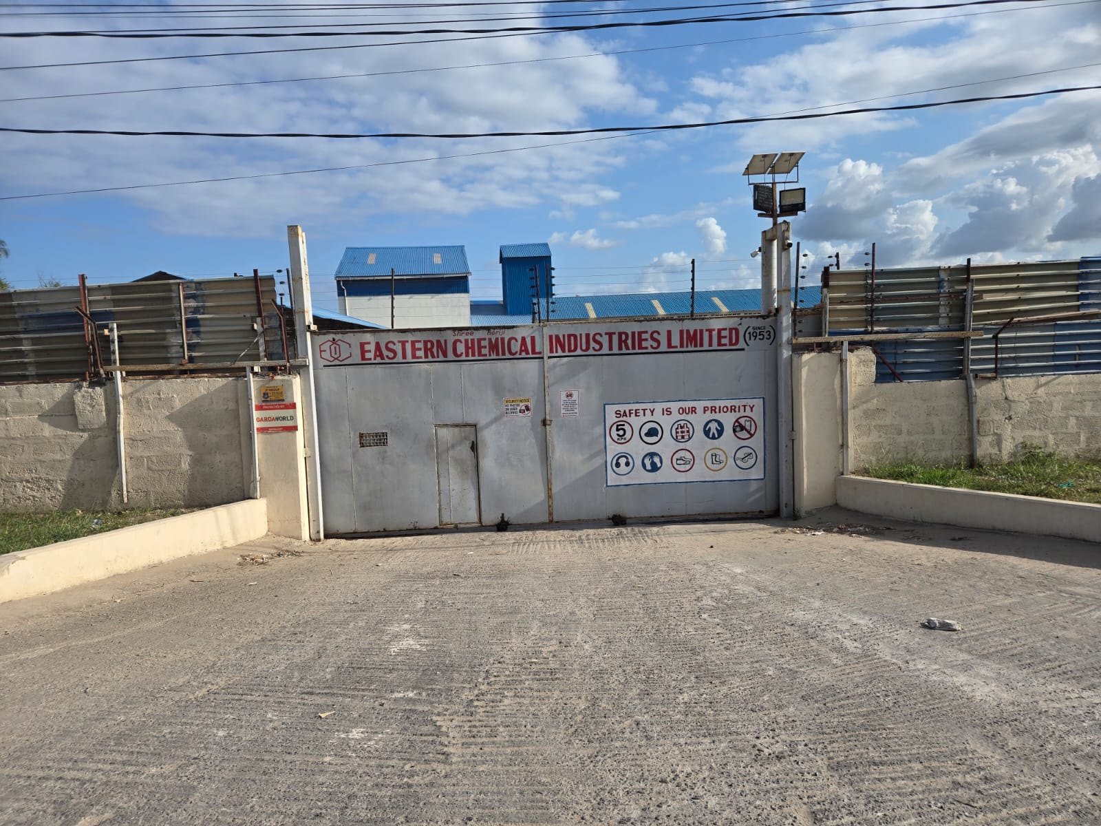Eastern Chemical Industries Limited main gate