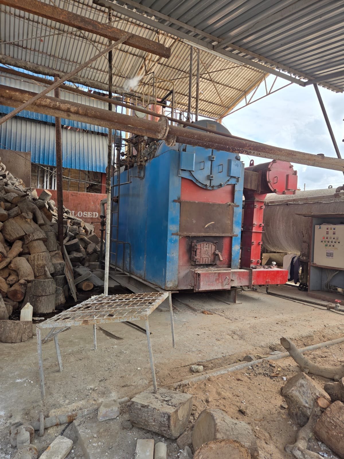 Boiler installation at ECIL plant