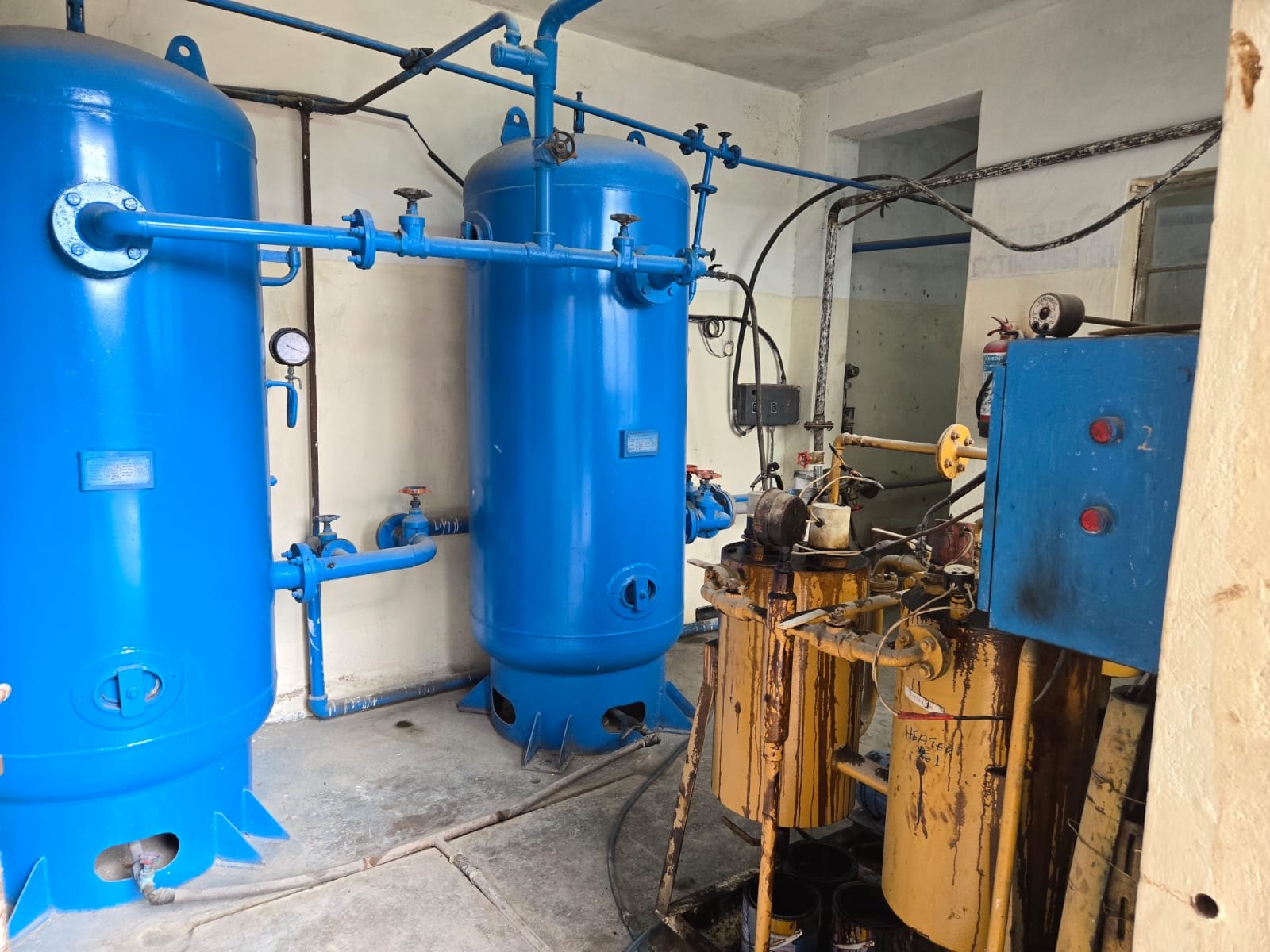 ECIL plant utility equipment and pressure vessels